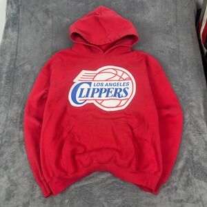 Vintage 2000s Los Angeles Clippers Red Hoodie The Wall Street Journal Large